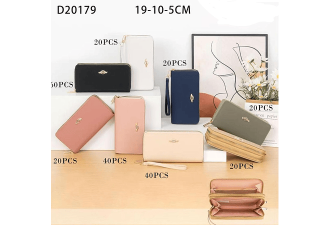 CARTERA DOBLE CIERRE GRENOBIL MOD #D20179