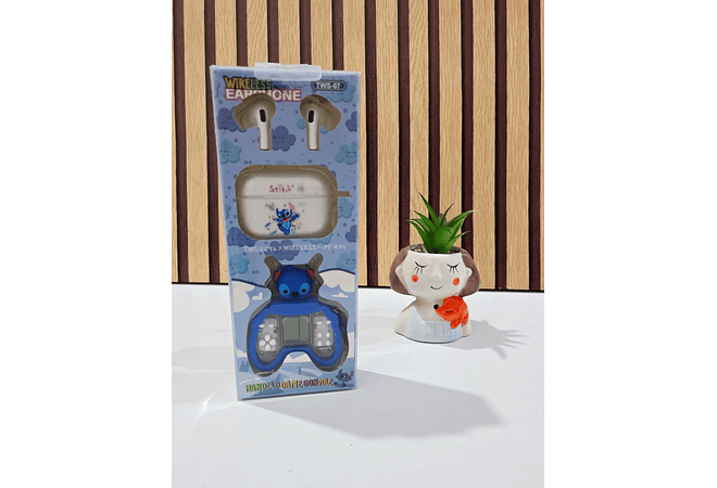 AUDÍFONOS VARIOS PERSONAJES CON LLAVERITO TETRIS MOD# FR-9095 🎧