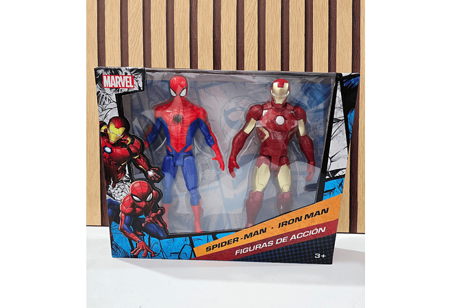 SET DE JUGUETE  SPIDER MAN . IRO MAN O CAPITAN AMERICA AL AZAR MOD #T378866