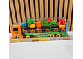 TRAILER TRANSPORTADOR DE CAMIONES DE DINOSAURIOS MULTICOLOR MOD #HP1161642