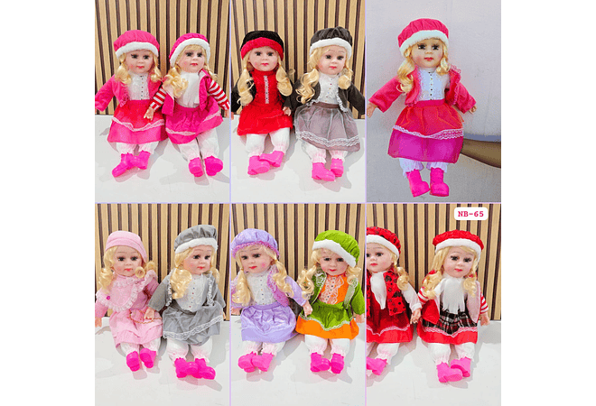 MUÑECA GRANDE CON SONIDO MOD# NB-77 Y NB-65