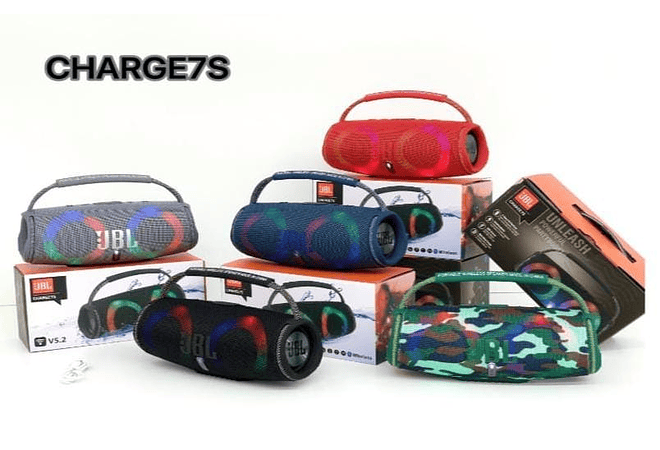 BOCINA INALÁMBRICA IMITACION JBLCHARGE7S BUENA CALIDAD MOD# FM-5505