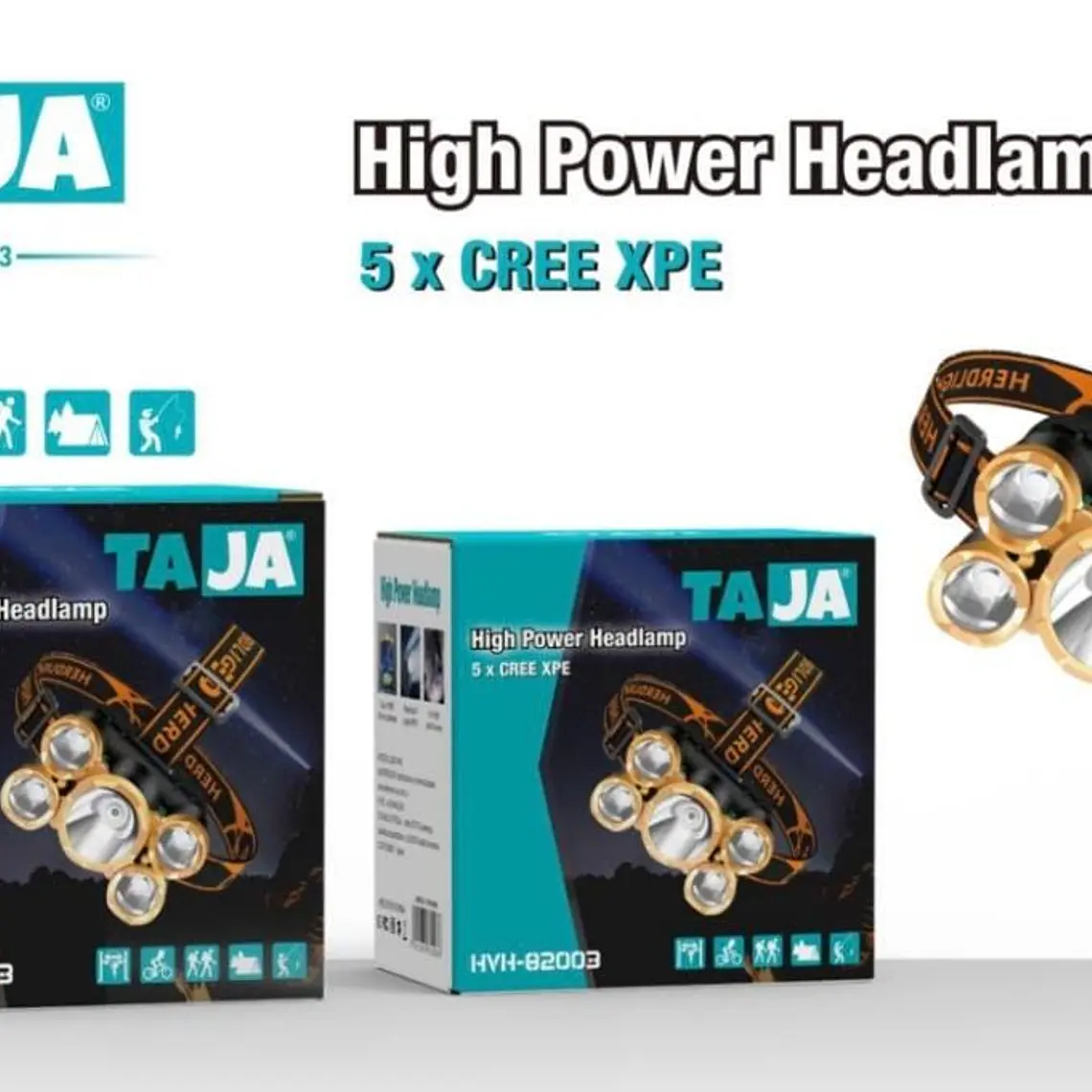 LINTERNA FRONTAL TAJA MODEL #HVH-82003 1