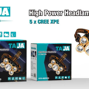 LINTERNA FRONTAL TAJA MODEL #HVH-82003