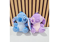 PELUCHE STITCH Y ÁNGELA (MORADO O AZUL)MOD# P300278