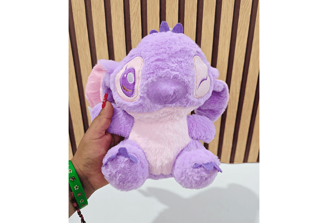 PELUCHE STITCH Y ÁNGELA (MORADO O AZUL)MOD# P300278