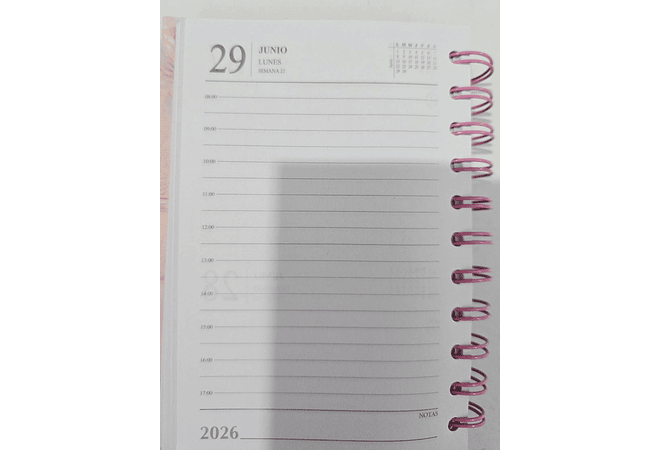 RAYAS MINI AGENDA AZUL  2026 MOD# TK-0212BJ