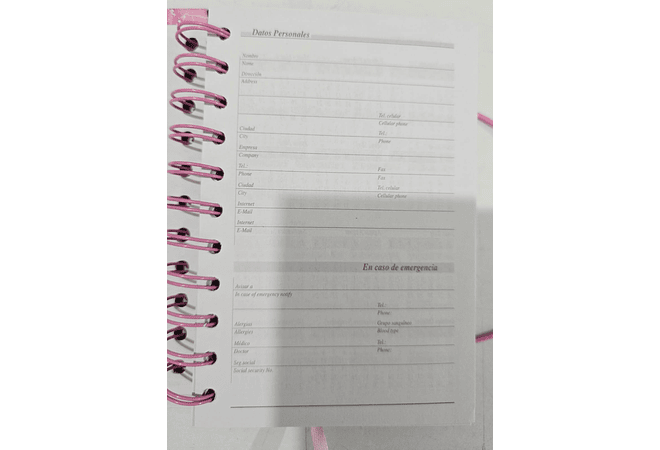 RAYAS MINI AGENDA AZUL  2026 MOD# TK-0212BJ