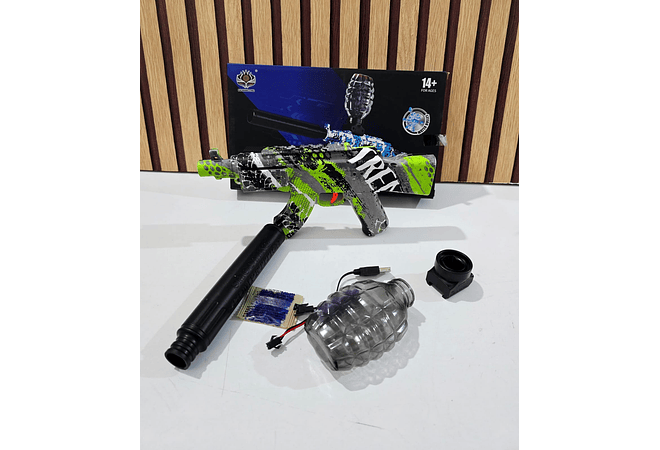 PISTOLA FUSIL DE HIDROGEL AK47🔫