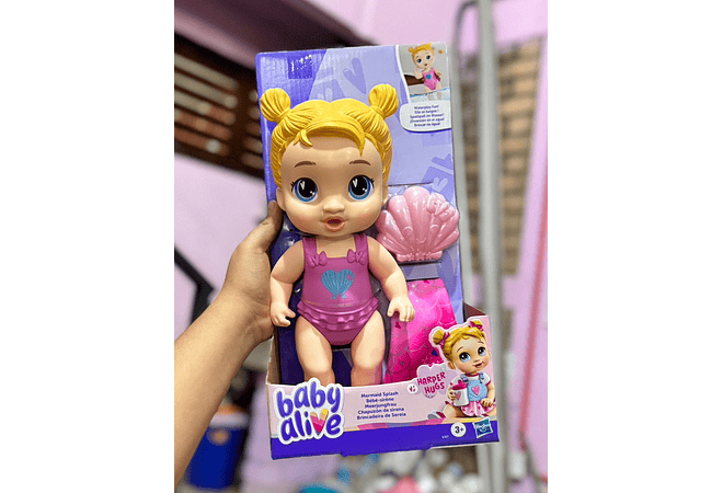 MUÑECA BABY ALIVE/SIRENA MOD# 328489