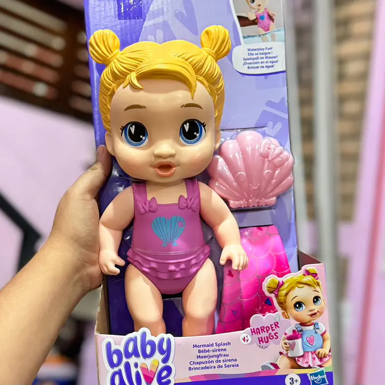 MUÑECA BABY ALIVE/SIRENA MOD# 328489 2