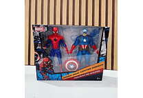 SET DE JUGUETE  SPIDER MAN . IRO MAN O CAPITAN AMERICA AL AZAR MOD #T378866