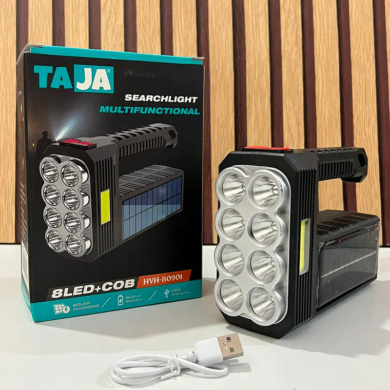 LAMPARA SOLAR MULTIFUNCIONAL MOD# HVH-80901 5