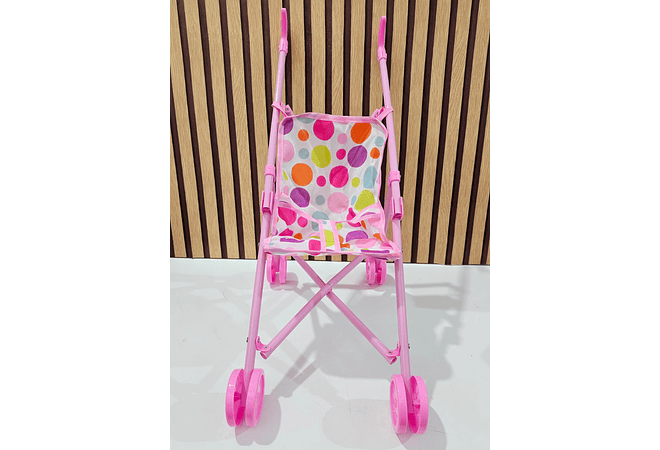 CARRIOLA PLEGABLE DE JUGUETE PARA MUÑECAS