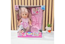 MUÑECA CON ACCESORIOS Y SONIDO (TINTON) MOD# BB-78977A