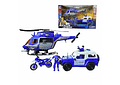 SET VEHÍCULOS DE POLICÍA (AZUL/BLANCO) MOD# D3102 🚓