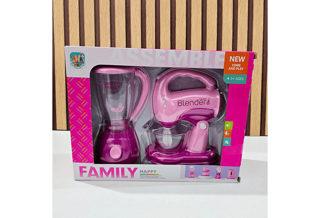 SET DE ELECTRODOMÉSTICOS PARA NIÑAS (CON SIMULACIÓN DE USO)MOD# IS8250
