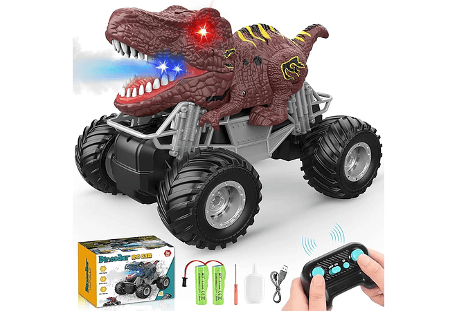 🦕CARRO DINOSAURIO CON CONTROL 🎮 REMOTO MOD# TT-94323A🦖
