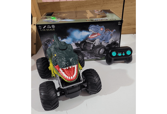 🦕CARRO DINOSAURIO CON CONTROL 🎮 REMOTO MOD# TT-94323A🦖