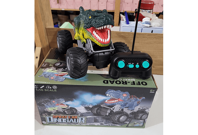 🦕CARRO DINOSAURIO CON CONTROL 🎮 REMOTO MOD# TT-94323A🦖