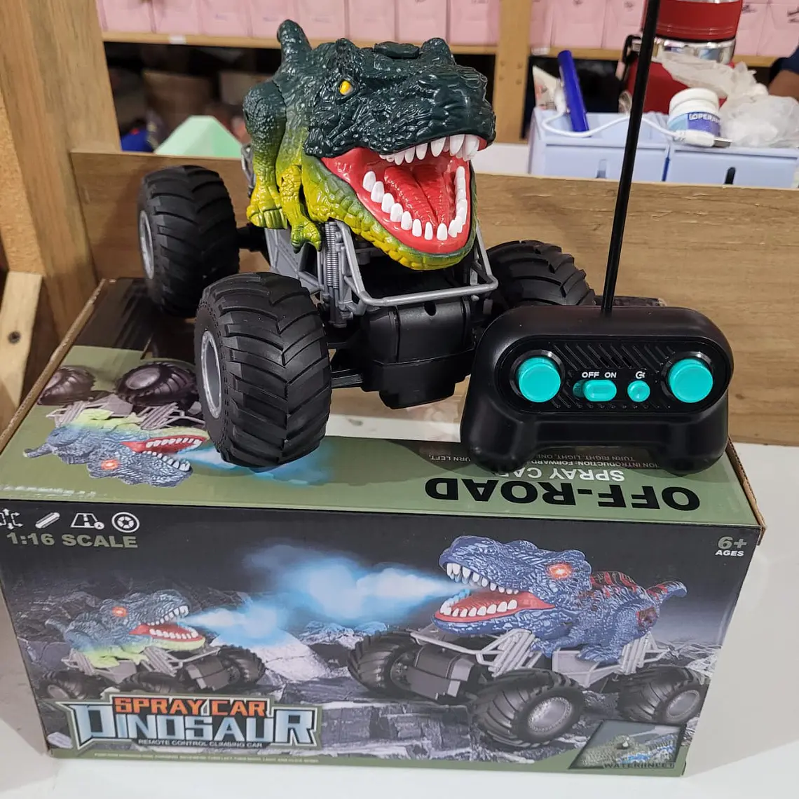 🦕CARRO DINOSAURIO CON CONTROL 🎮 REMOTO MOD# TT-94323A🦖 8
