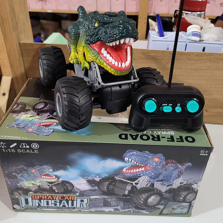 🦕CARRO DINOSAURIO CON CONTROL 🎮 REMOTO MOD# TT-94323A🦖 8