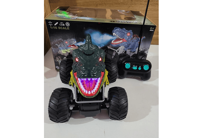 🦕CARRO DINOSAURIO CON CONTROL 🎮 REMOTO MOD# TT-94323A🦖