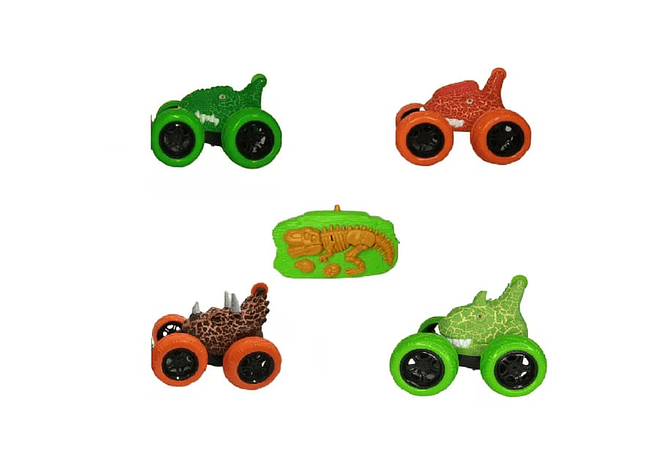 CARRO DE ACROBÁTICO DINOSAURIO CON CONTROL REMOTO MOD#