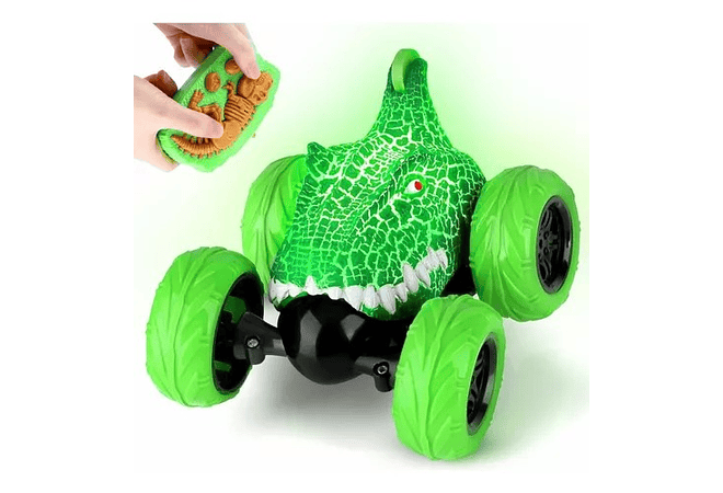 CARRO DE ACROBÁTICO DINOSAURIO CON CONTROL REMOTO MOD#
