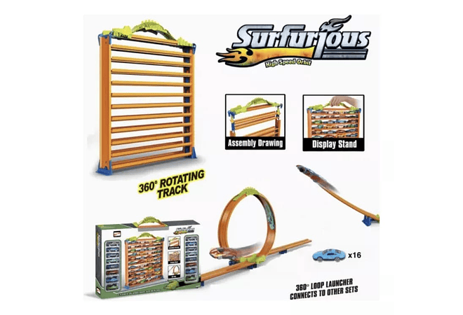 PISTA DE CARRERAS TRANSPORTADOR GOLDEN TORS MOD#GTS463