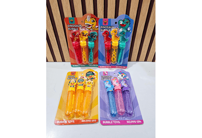 BLÍSTER CON 3 BURBUJAS  (AL AZAR) MOD# PPS-193   🫧🦕