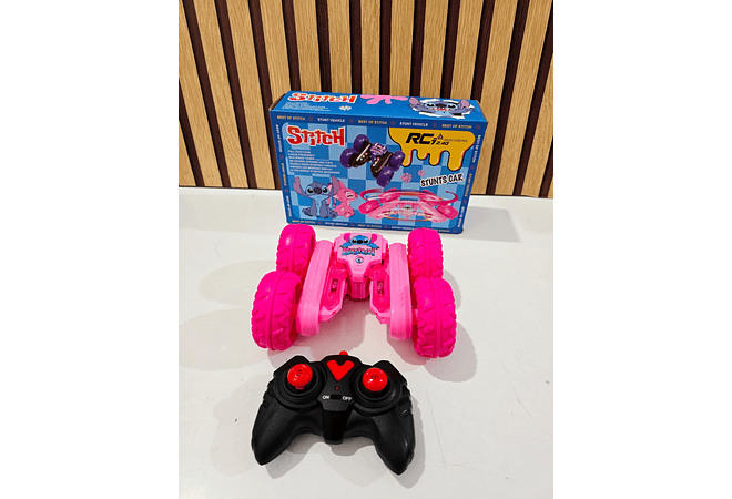 CARRITO CON CONTROL REMOTO DISEÑO STITCH MOD# 6650-1  🎮