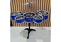 BATERÍA MÚSICAL AZUL O ROJO MOD# VR-PAA1007