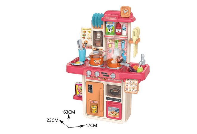 COCINA DE JUGUETE  REALISTA CON ACCESORIOS, LUZ Y SONIDO ROAST CHICKEN MOD#gts630