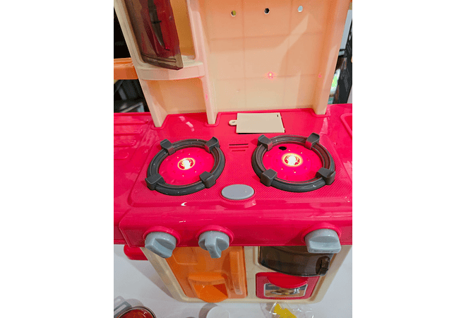 COCINA DE JUGUETE  REALISTA CON ACCESORIOS, LUZ Y SONIDO ROAST CHICKEN MOD#gts630