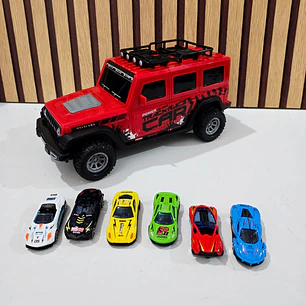 CAMIONETA CONVERTIBLE CON SONIDO/PISTA MOD# MH-639