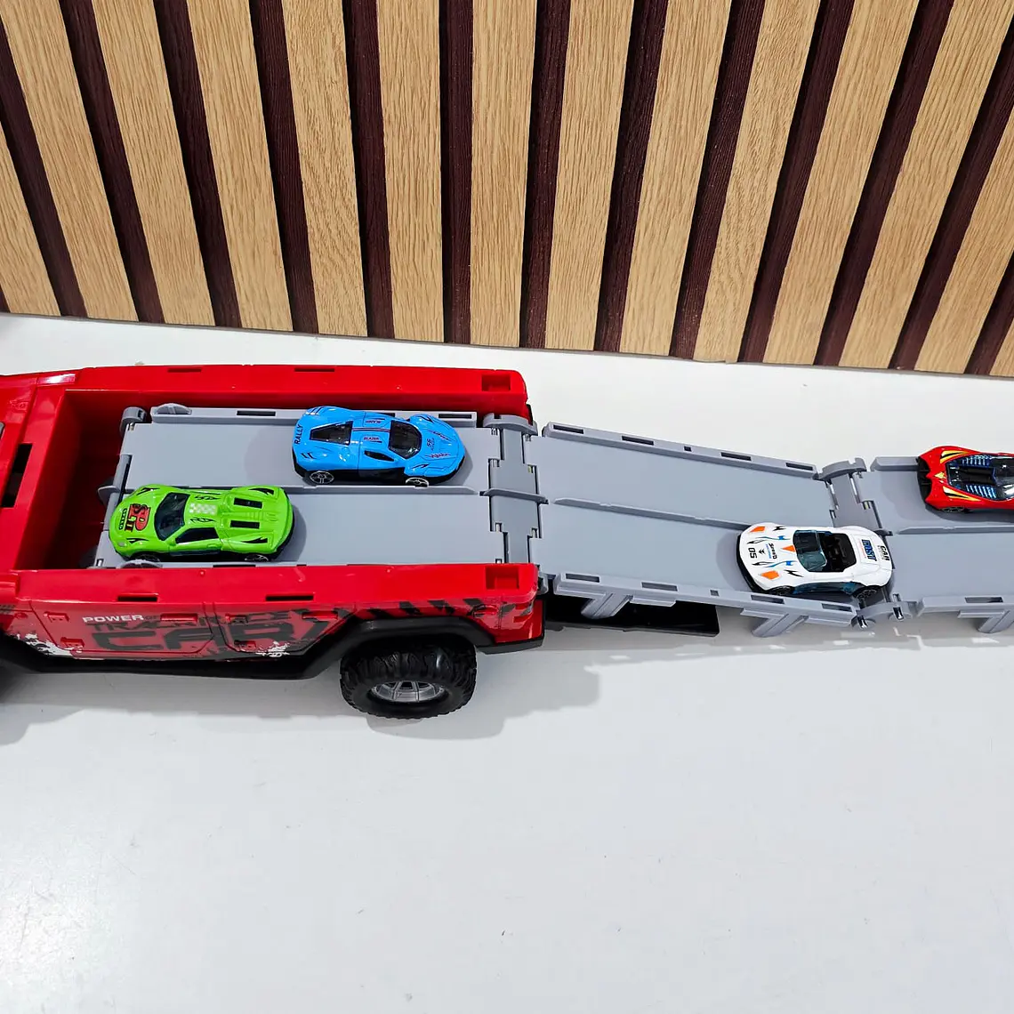 CAMIONETA CONVERTIBLE CON SONIDO/PISTA MOD# MH-639 3