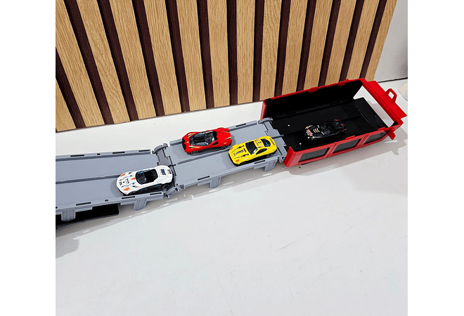 CAMIONETA CONVERTIBLE CON SONIDO/PISTA MOD# MH-639