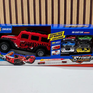 CAMIONETA CONVERTIBLE CON SONIDO/PISTA MOD# MH-639