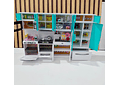 COCINA INTEGRAL PARA NIÑAS MOD# GTS572 (blanco verde)