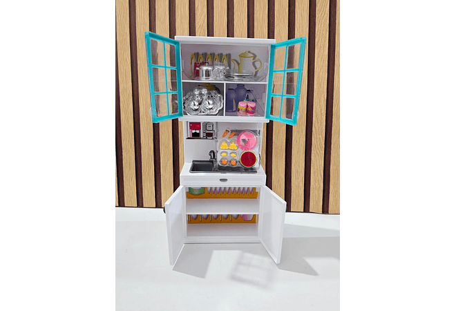 COCINA INTEGRAL PARA NIÑAS MOD# GTS572 (blanco verde)