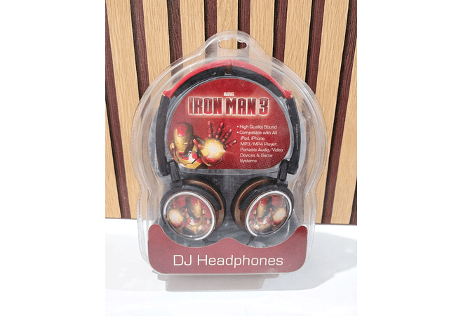 AUDÍFONOS TIPO DIADEMA IRON MAN O DRA JUGUETES MOD# SKRDJ-IRON3 Y SK30324🎧