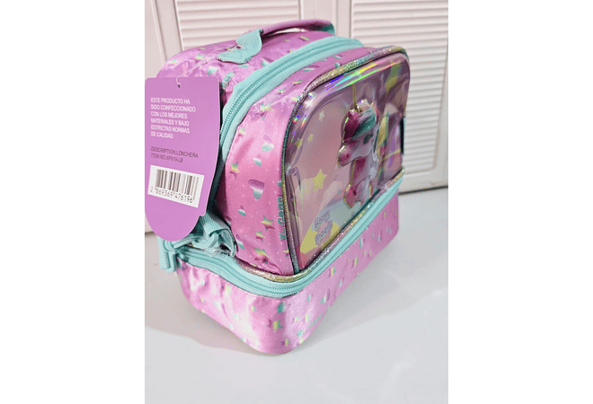 LONCHERA ORIGINAL X-GEAR DISEÑO UNICORNIO MOD# XF619-LB