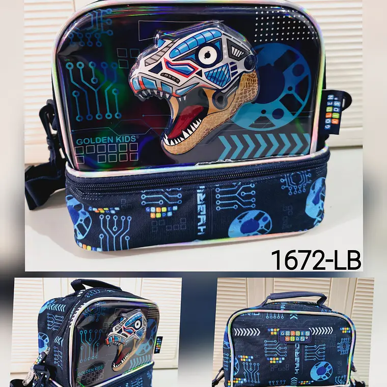 LONCHERA  TERMICA NIÑOS ORIGINAL GOLDEN VARIOS MODELOS  #1670-LB 1671-LB 1673-LB GK-O63 137-LB 3