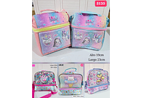 LONCHERA  TERMICA NIÑAS ORIGINAL GOLDEN VARIOS MODELOS  # 131-LB  1668-LB  1666-LB 120LB