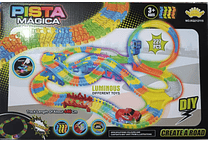 227PCS, 1 PISTA DE CARRERA MÁGICA MULTICOLOR CON MOD#KQ212115