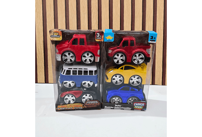 SET DE 3 CARRITOS DE COLORES MOD# L04501C