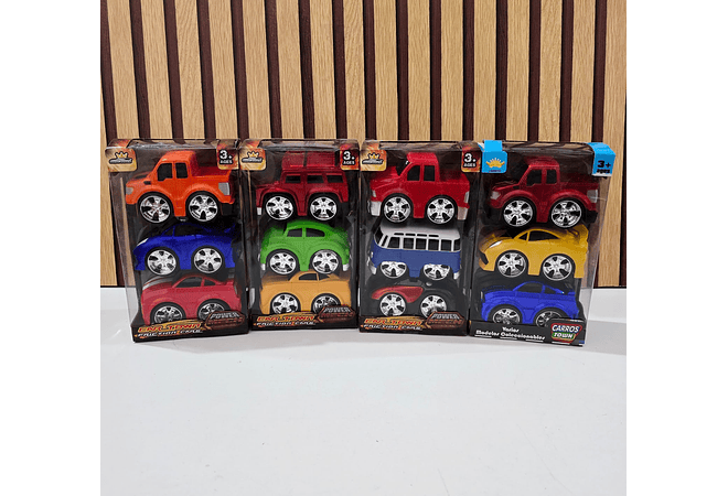SET DE 3 CARRITOS DE COLORES MOD# L04501C