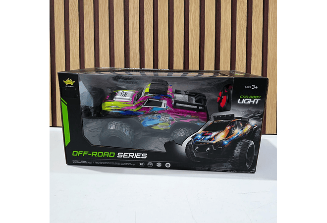 CARRO TODO TERRENO ROAD SERIES CON CONTROL REMOTO MOD# KL224044🕹️