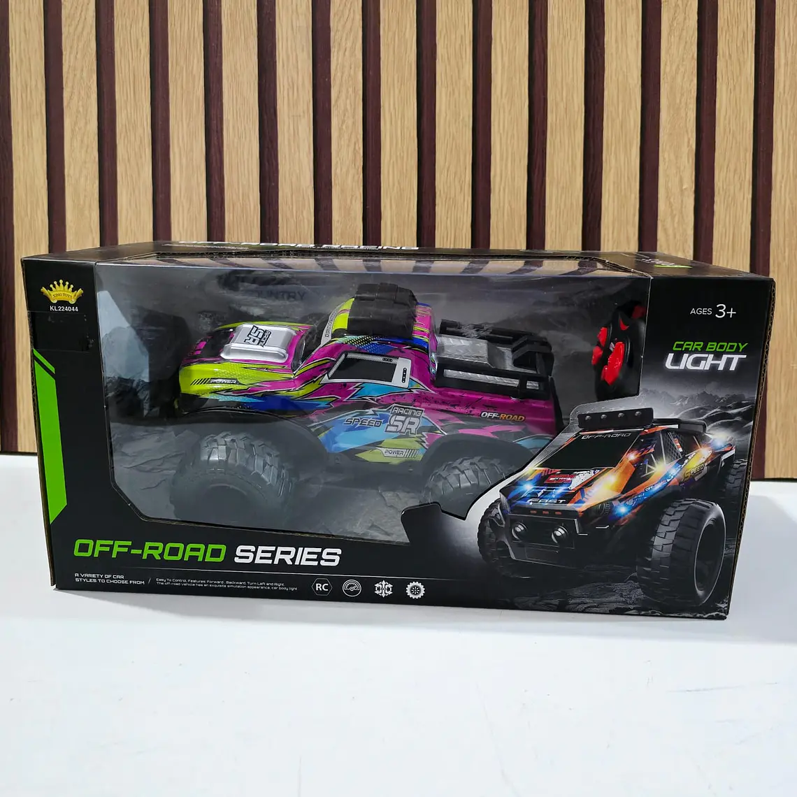 CARRO TODO TERRENO ROAD SERIES CON CONTROL REMOTO MOD# KL224044🕹️ 4